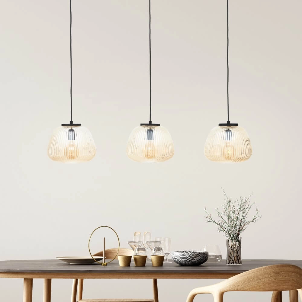 3-light pendant lamp Kaizen oblong Brilliant 4004353430091