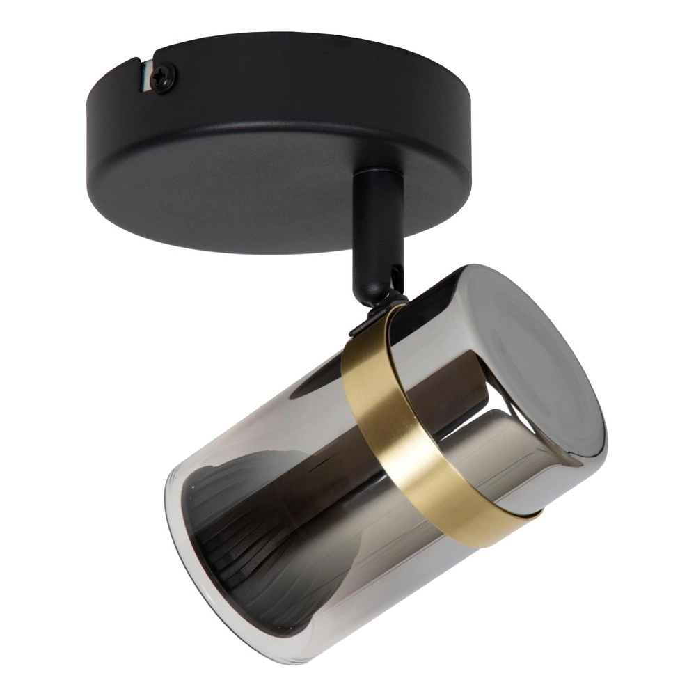 Ceiling spotlight Upton Single Black Lucide 5411212570017