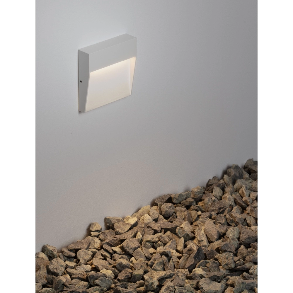 Square wall lamp Toby Design White
