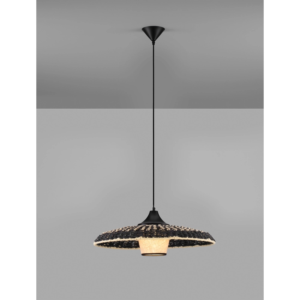 Pendant lamp Capa black