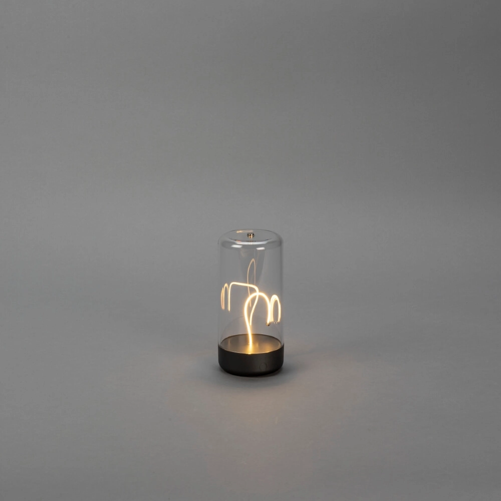 Rechargeable lamp Edison XS anthracite KonstSmide 7318307849370