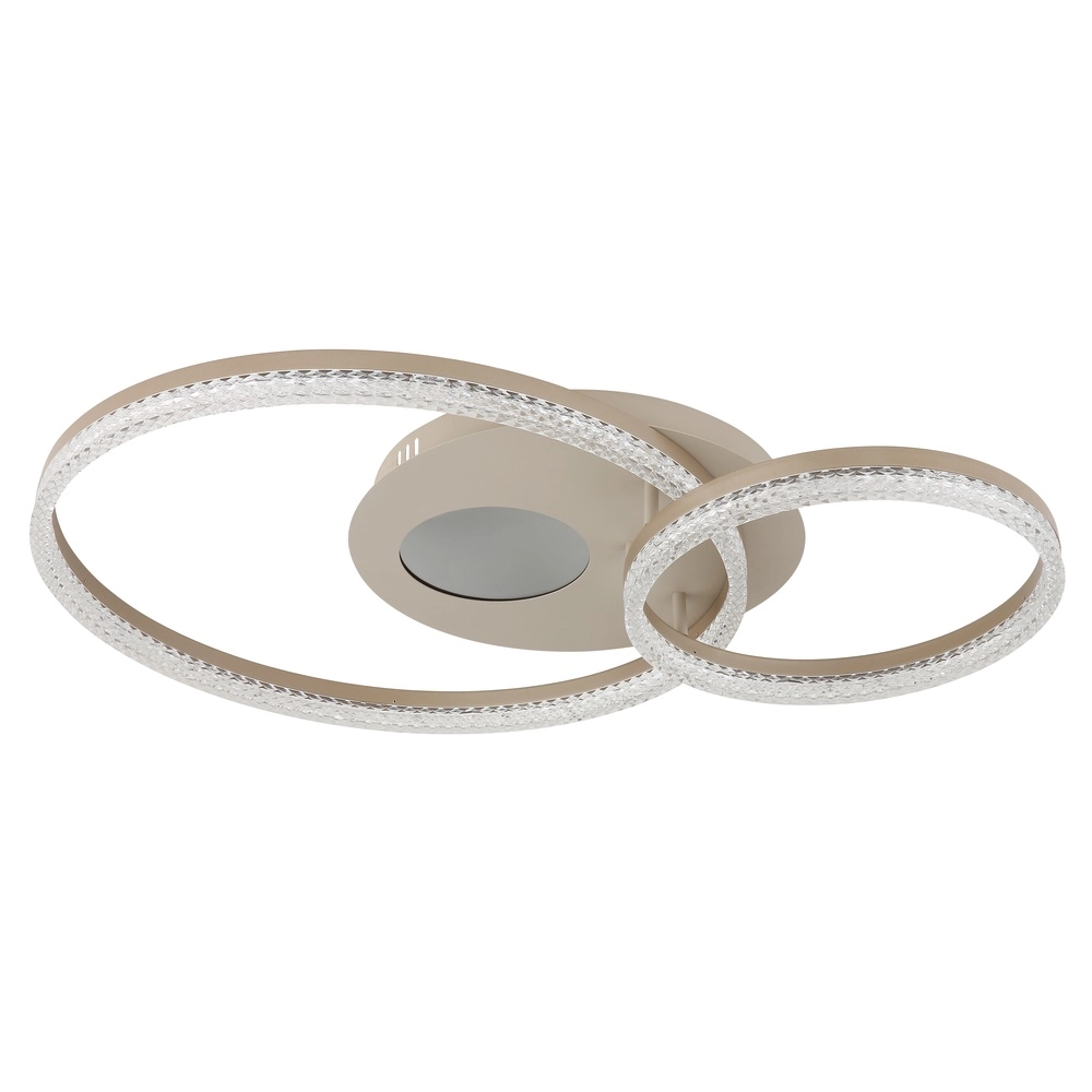 Round ceiling lamp Sanford sand brown Globo 9007371586738
