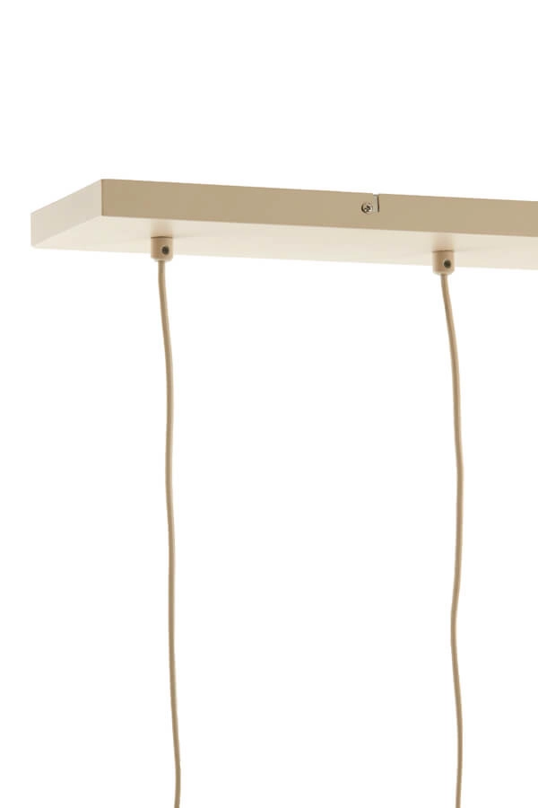 Cream pendant lamp Elati 5-light 100cm Light & Living 8717807702786