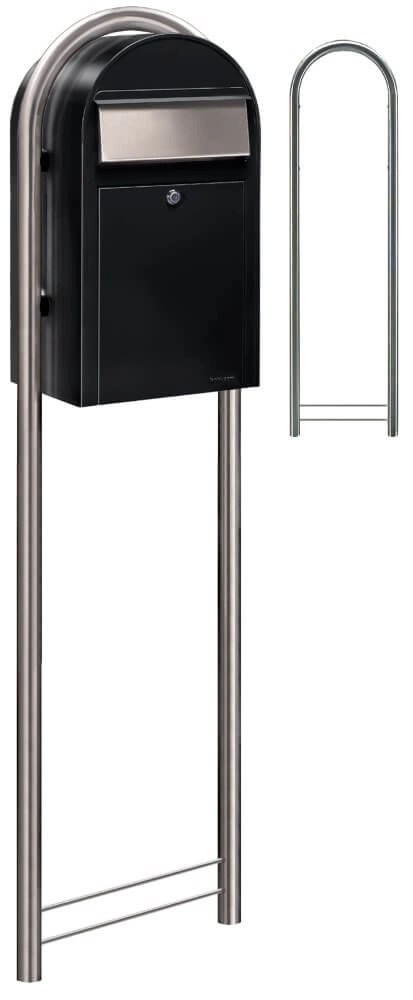Mailbox Grande st9005 i Structure black Bobi 6417237033277