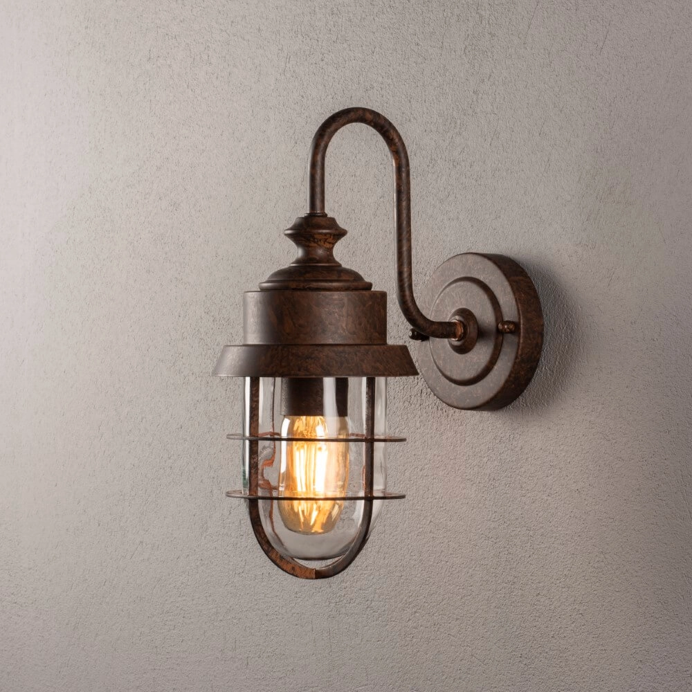 Rusty brown outdoor lamp Cerignola KonstSmide 7318307351972