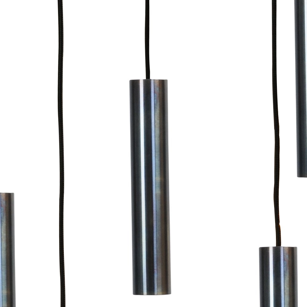 Hanging lamp Run 5-light gunmetal cylinders Masterlight 8718121216454