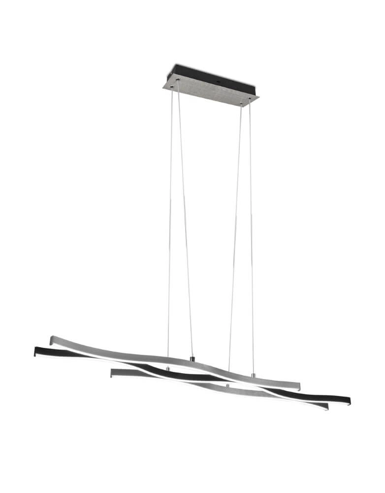 Hanging lamp Blaze black with metal