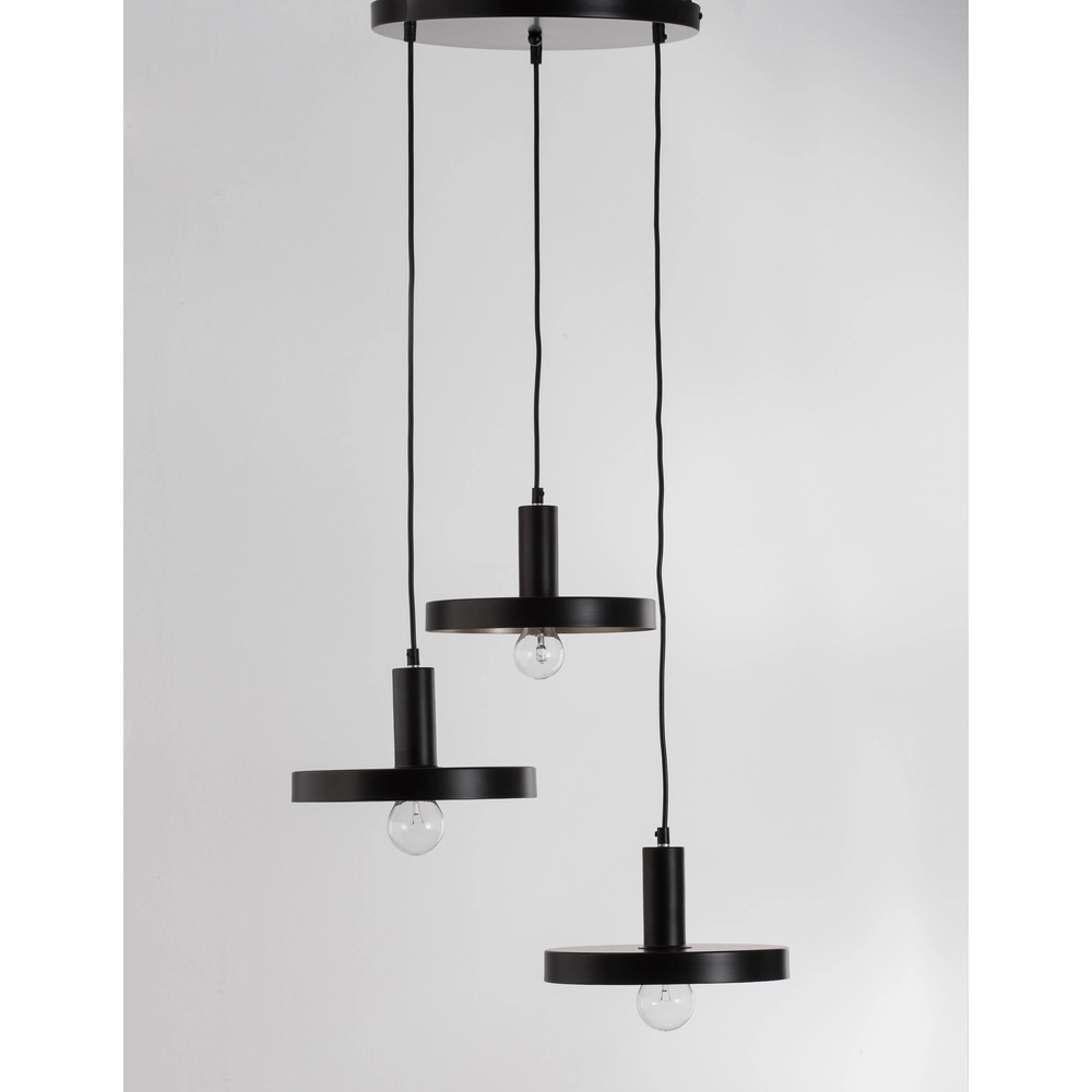 Design pendant lamp Garni 3-light black Lyora 5212017420770