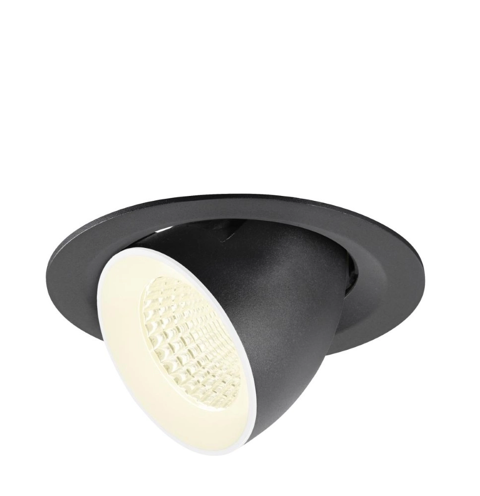 Recessed spotlight Numinos Gimble M black/white 4000K - 55deg SLV 4024163311700