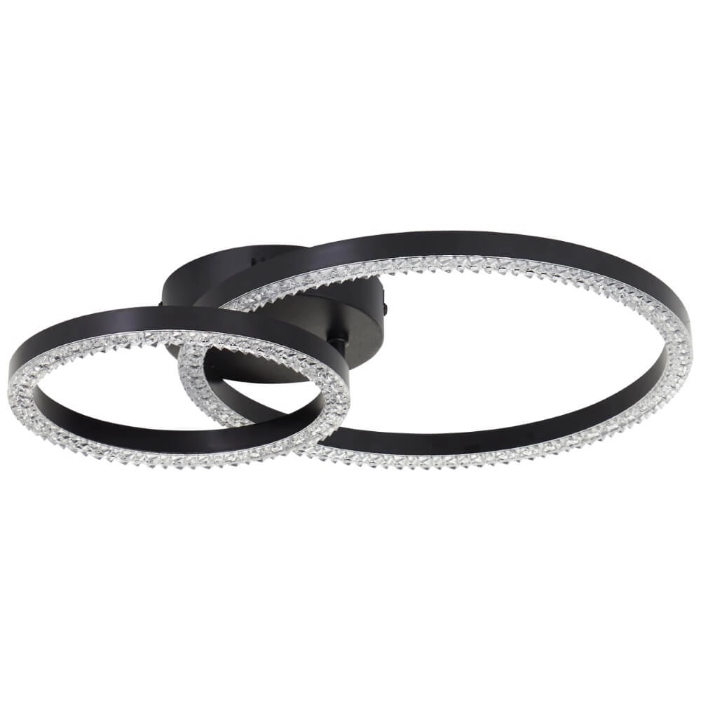 Black ceiling lamp Aurelia 2500lm Brilliant 4004353442124