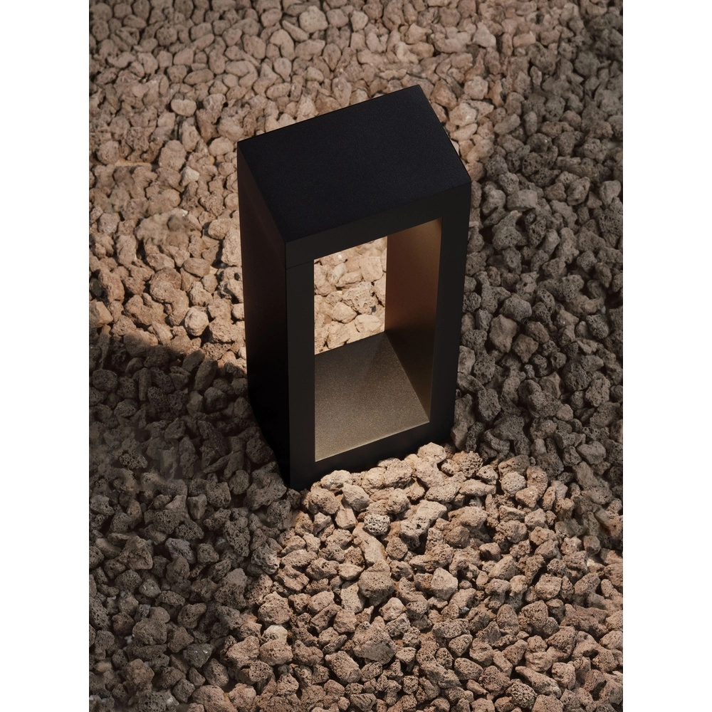 Black garden lamp Dolix 30cm - 3000K Lyora 5212017488169