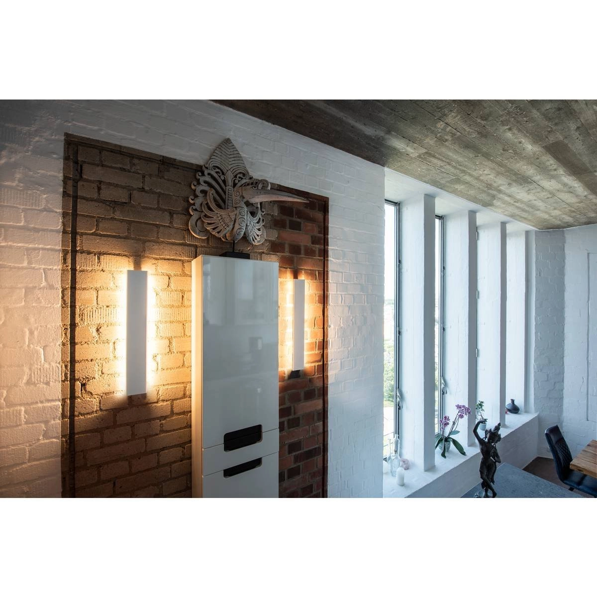Elongated wall lamp Direto 60cm white SLV 4024163248914
