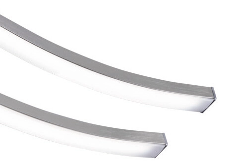 Ceiling lamp Route nickel matt Trio 4017807389333