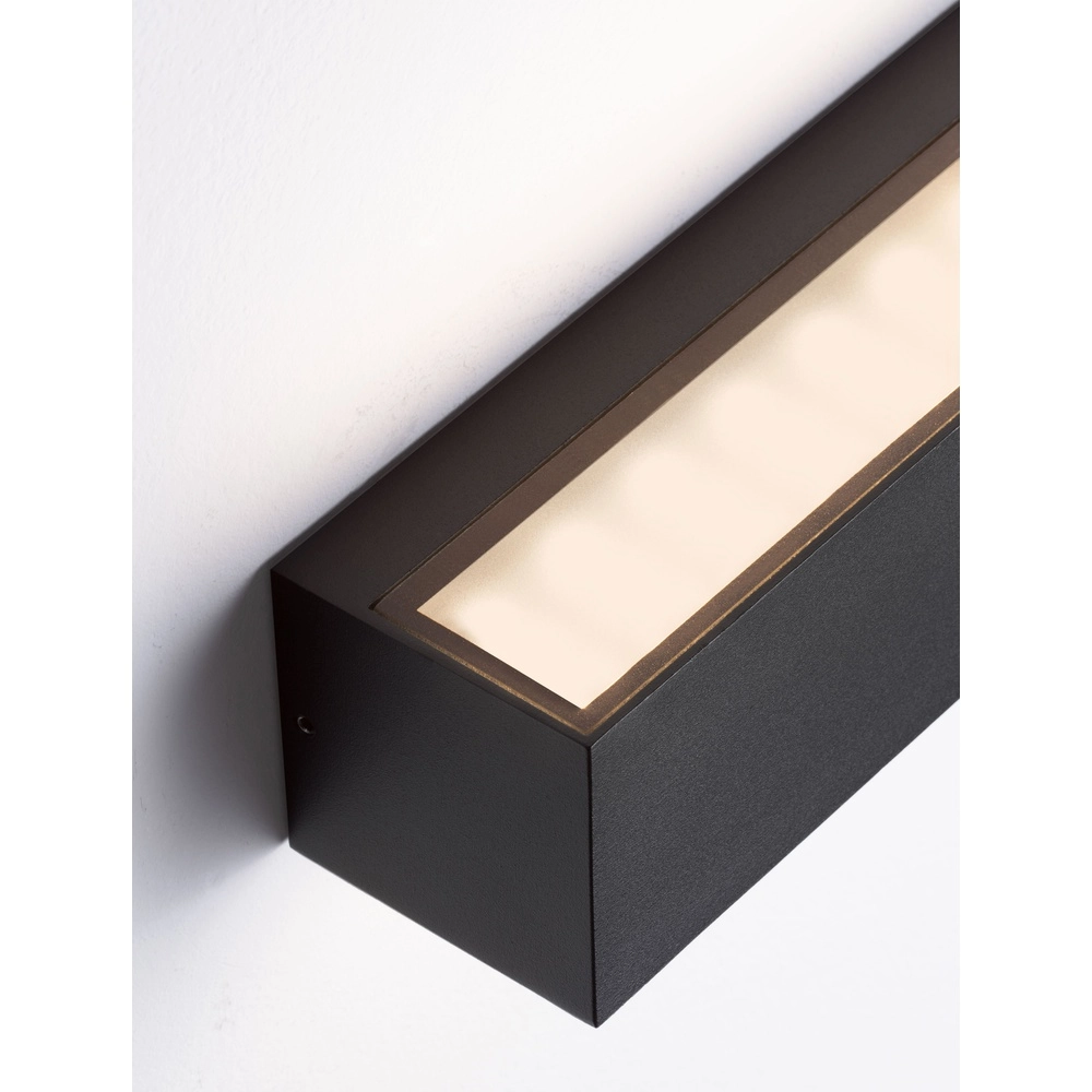 Black wall lamp Flora design Lyora 5212017453532