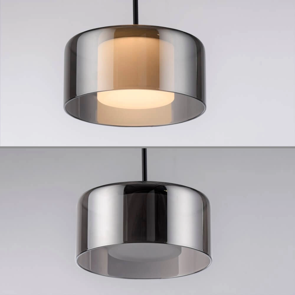 3-light pendant lamp Rika black Paul Neuhaus 4012248383070