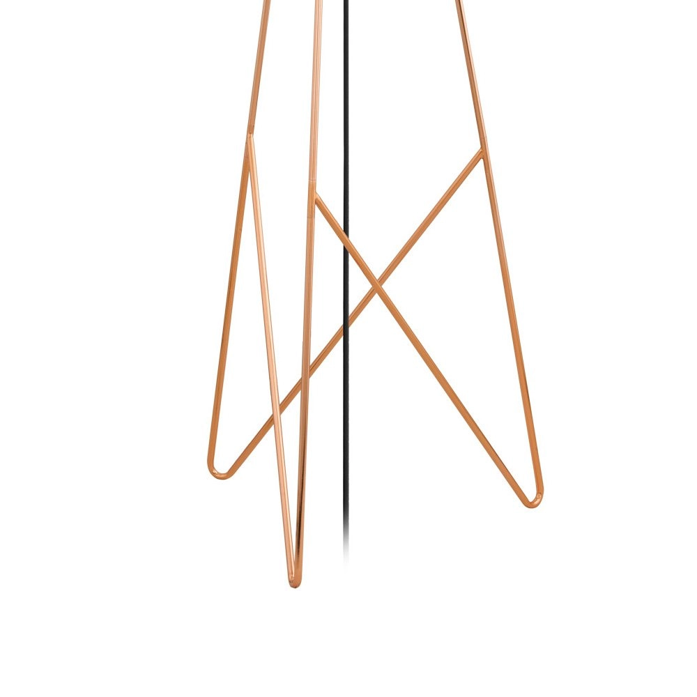 Standing lamp Camporale red copper with black lampshade Stars of Light 9002759392291