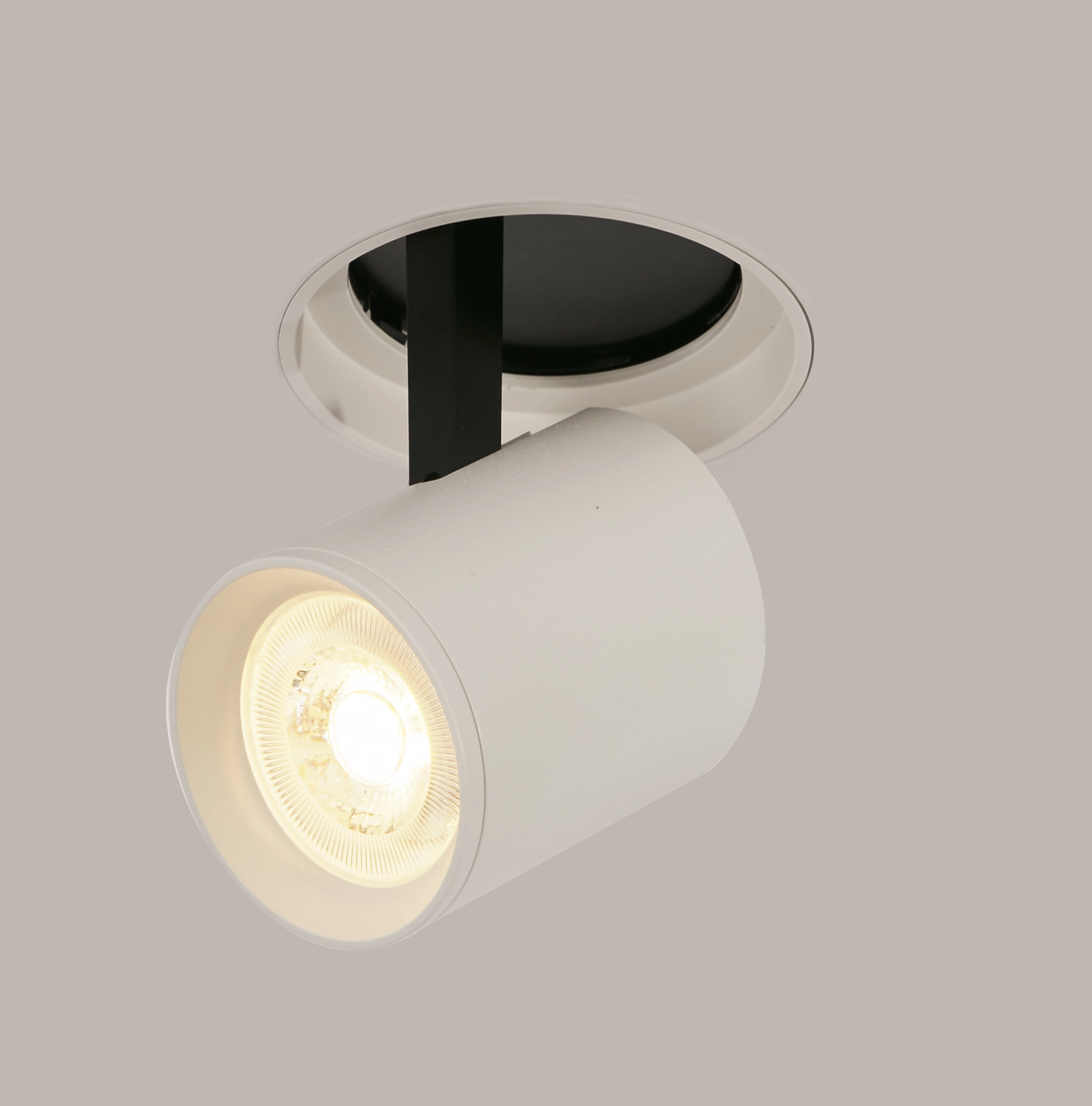 Recessed spotlight Polo white without a border