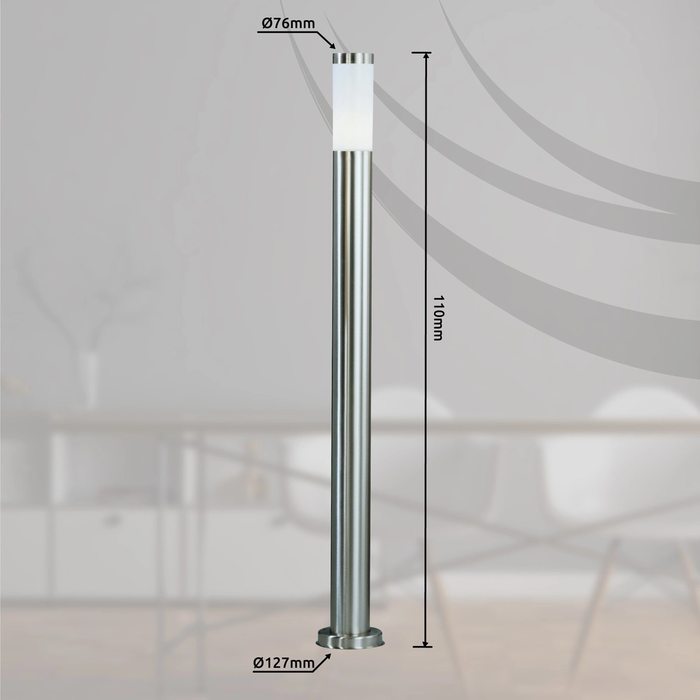 Path lighting Boston Led Stainless steel with white - 8.8W - 3000K Globo 9007371294329