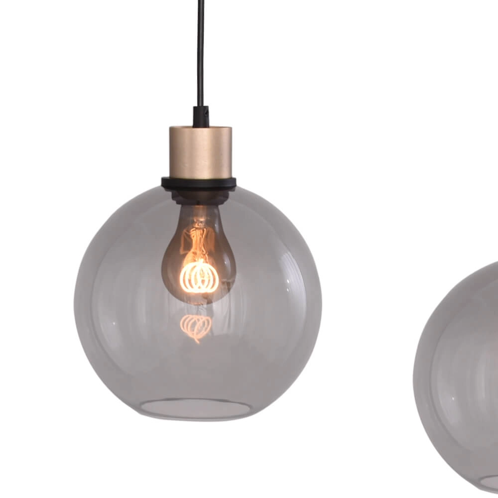 Hanging lamp oval Lazise Oval 4x Ø 20cm gold Masterlight 8718121303130