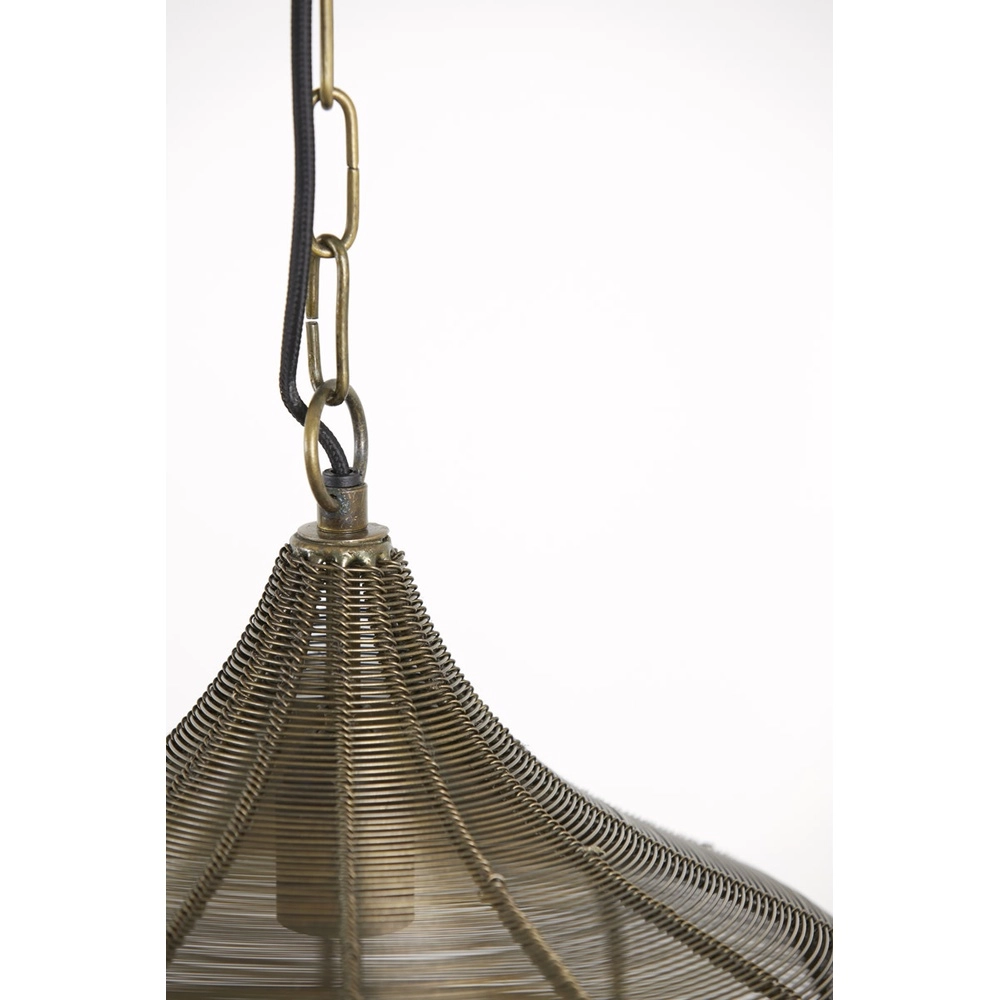 Pendant lamp Alvaro bronze Ø 36cm Light & Living 8717807634100