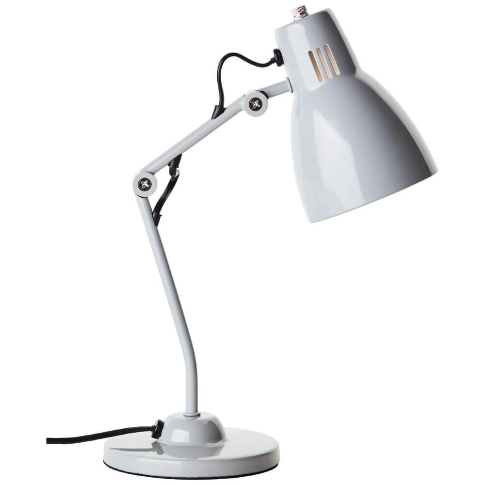 Table lamp Bailie gray Brilliant 4004353412417