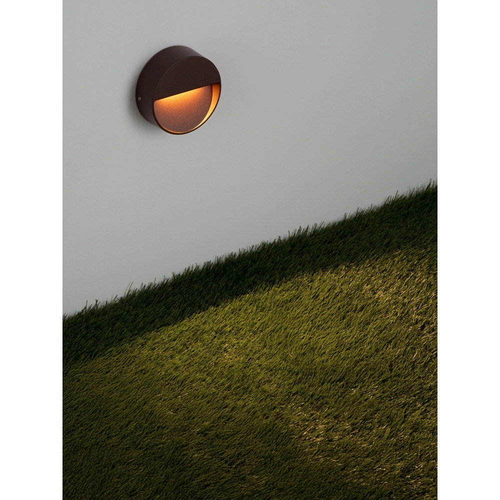 Round wall lamp Sete Rusty brown Lyora 5212017497932