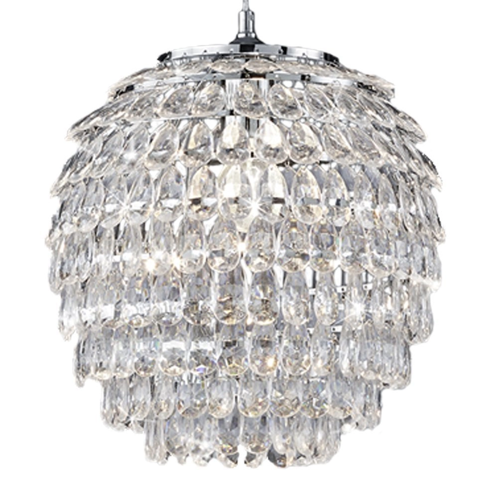 Pendant lamp Petty with crystal 35cm