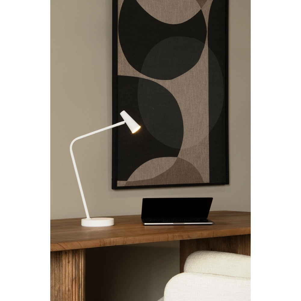 Rechargeable table lamp Stirling white Lucide 5411212361257