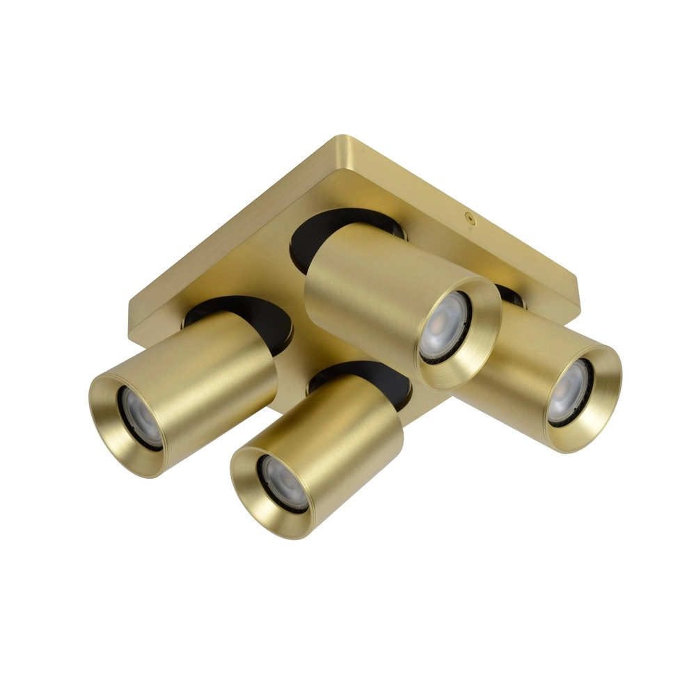 Ceiling spotlight Nigel 4-light gold