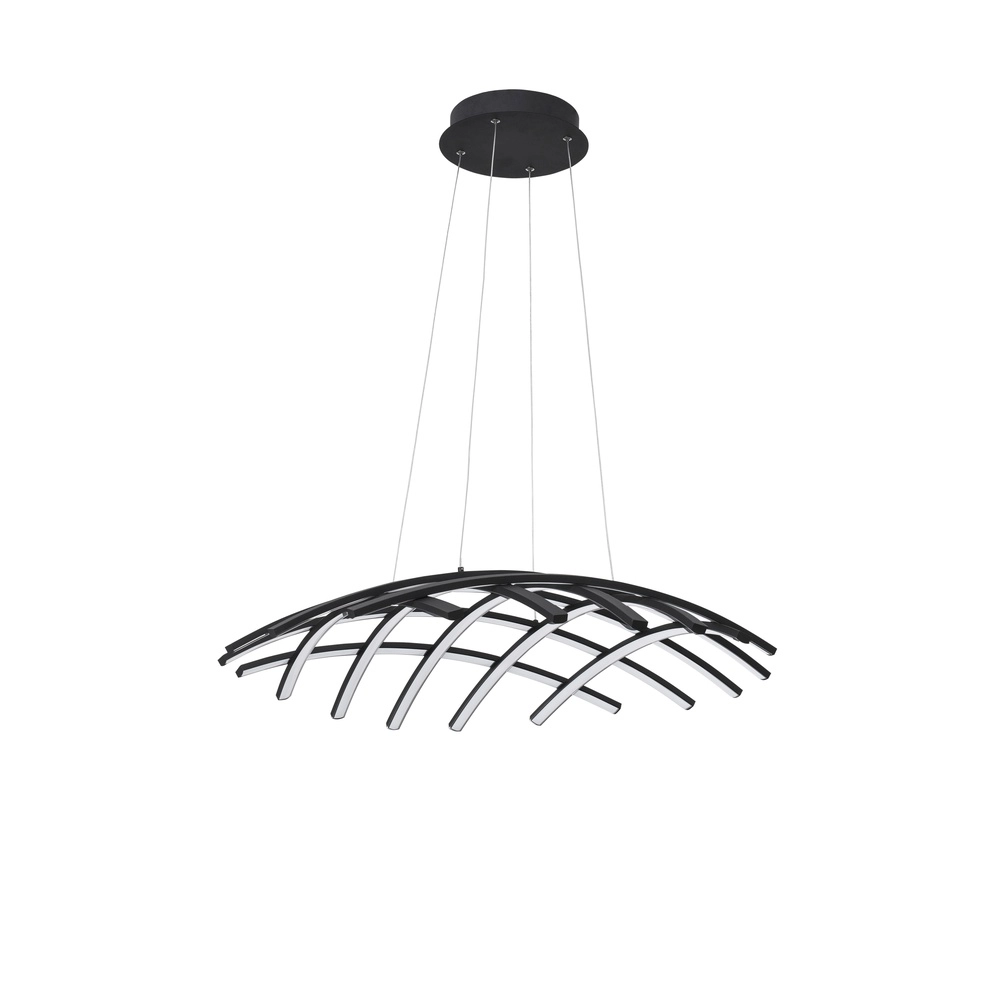 Pendant lamp Narvi black Lyora 5212017429209