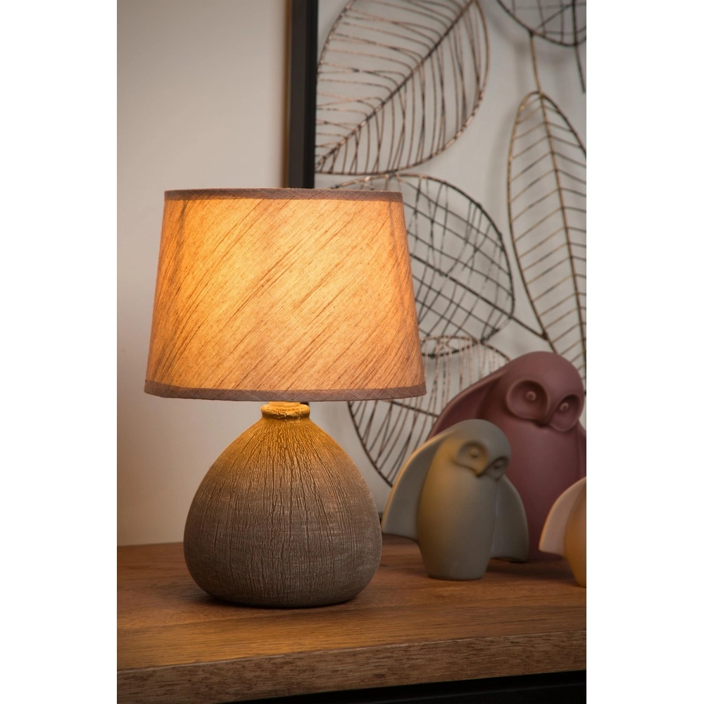 Table lamp Ramzi Brown Lucide 5411212470188