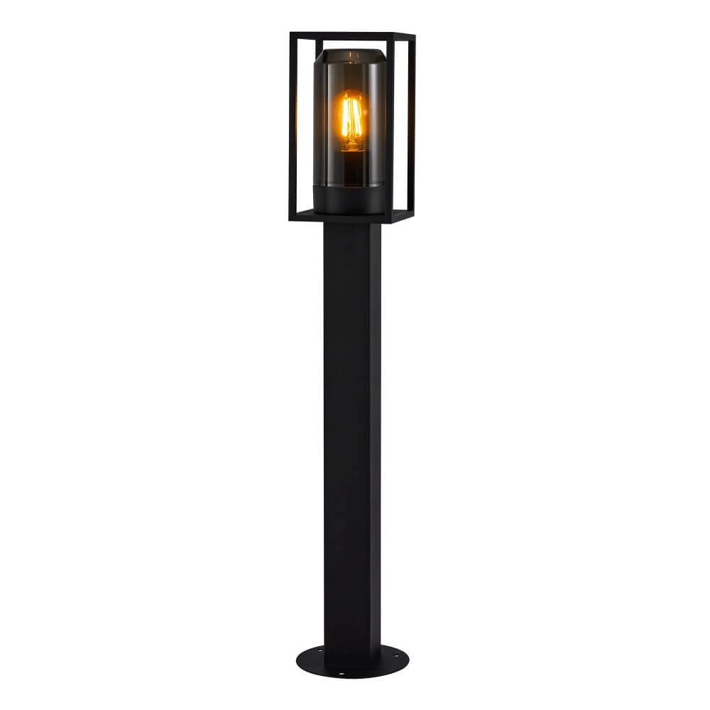 Black lantern Griffin with smoke window Nordlux 5704924010828