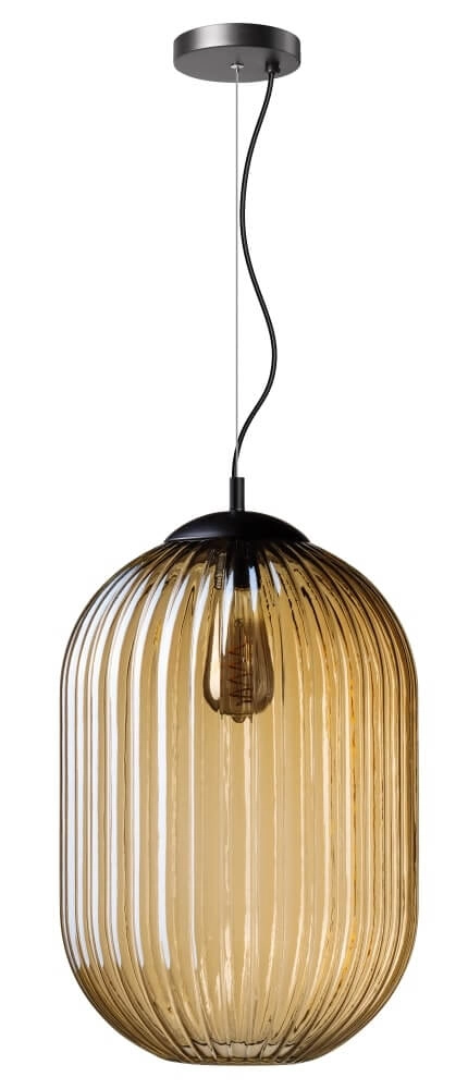 Glass pendant lamp Glamm Ø 30cm