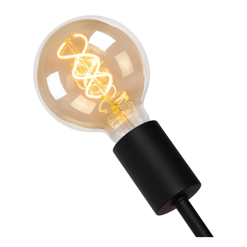 Pendant lamp Lester black 6-lights Lucide 5411212211330