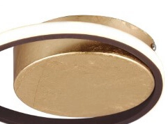 Rust brown ceiling lamp Zibal Ø 39cm Trio 4017807481938