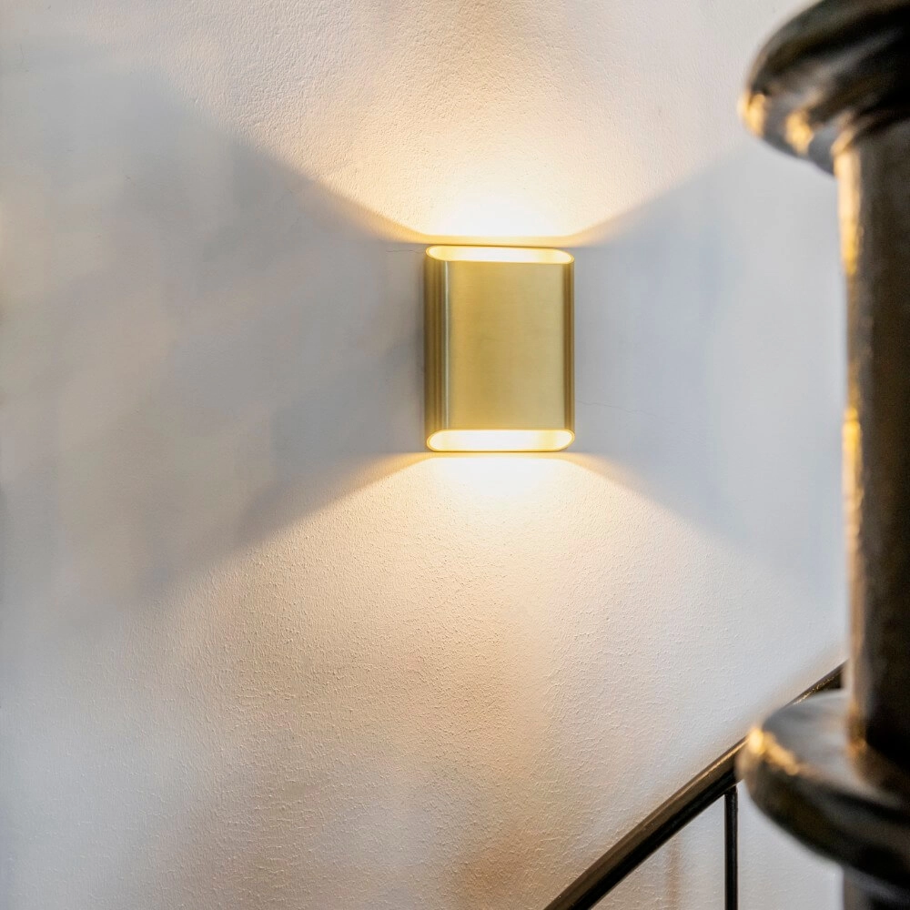 Wall lamp Diaz L Gold brushed Artdelight 8720701100312