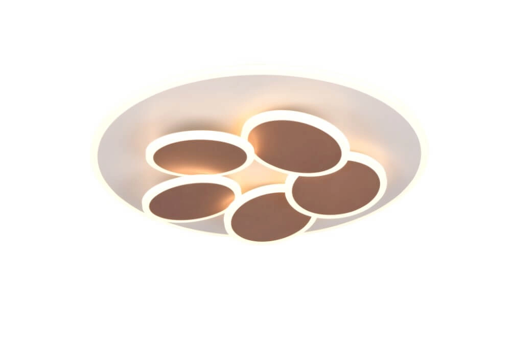 Modern ceiling lamp Mandala copper Ø 48cm