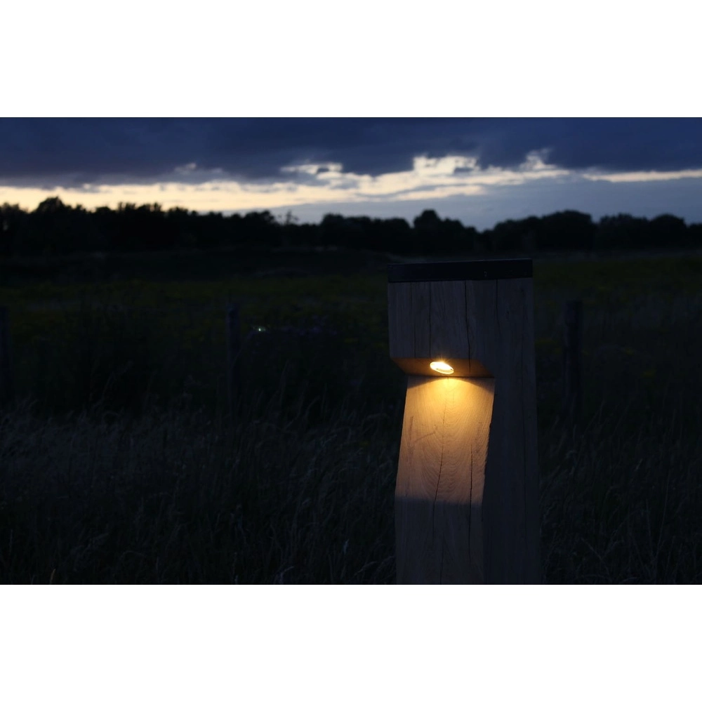 Wooden solar path lighting Eye Solar Accoya - 17.5x17.5x90 -2700K Timberlab 8716803513860