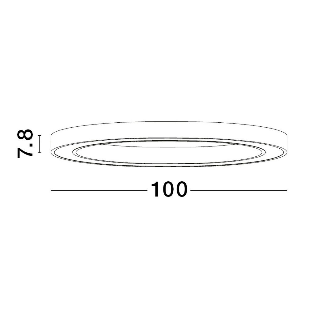 Design ceiling lamp Sting white Ø 100cm Lyora 5212017437525