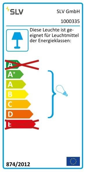 Outdoor light Square Turn SLV 4024163180801