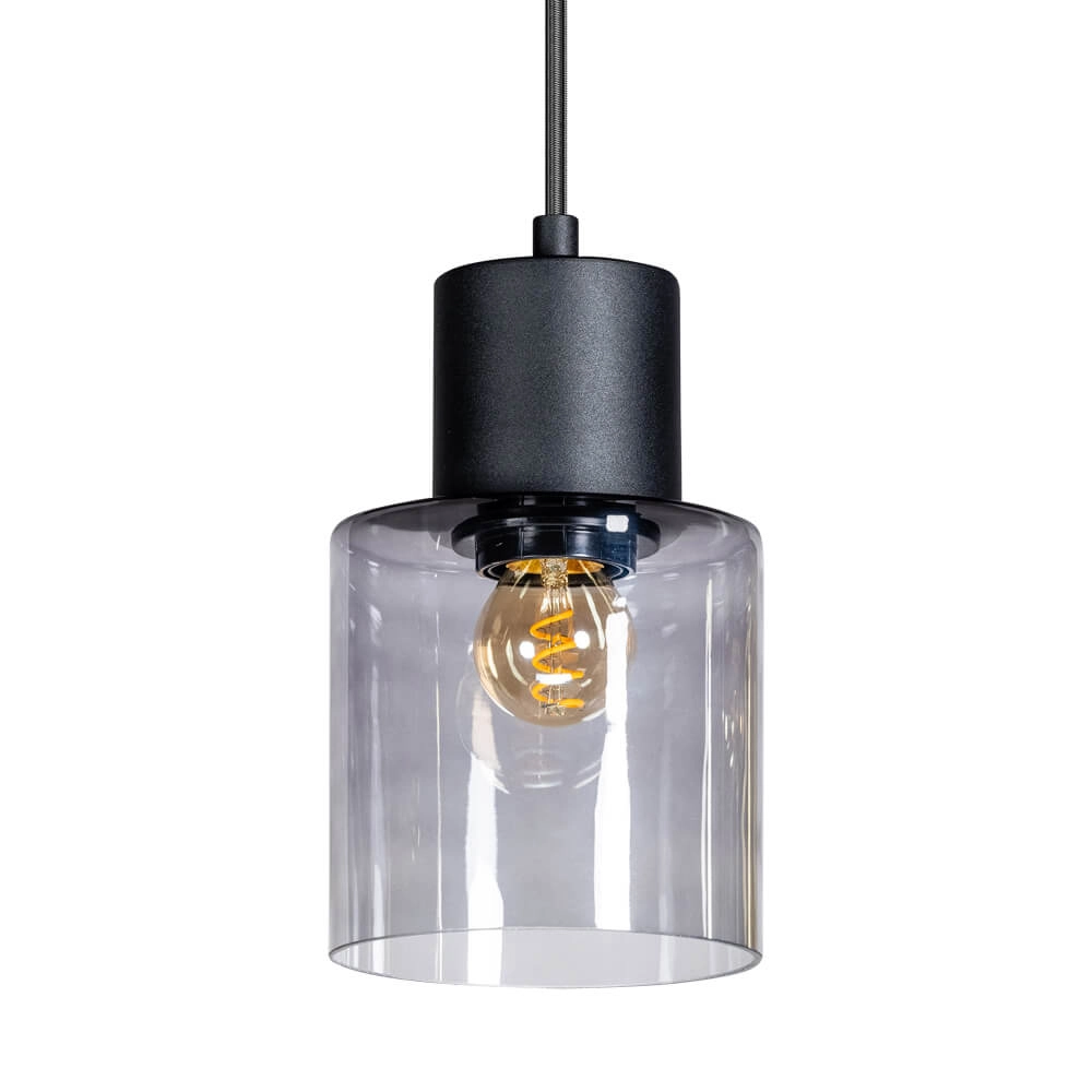 Glass pendant lamp Sledge Glass smoke glass ETH 8720195302926