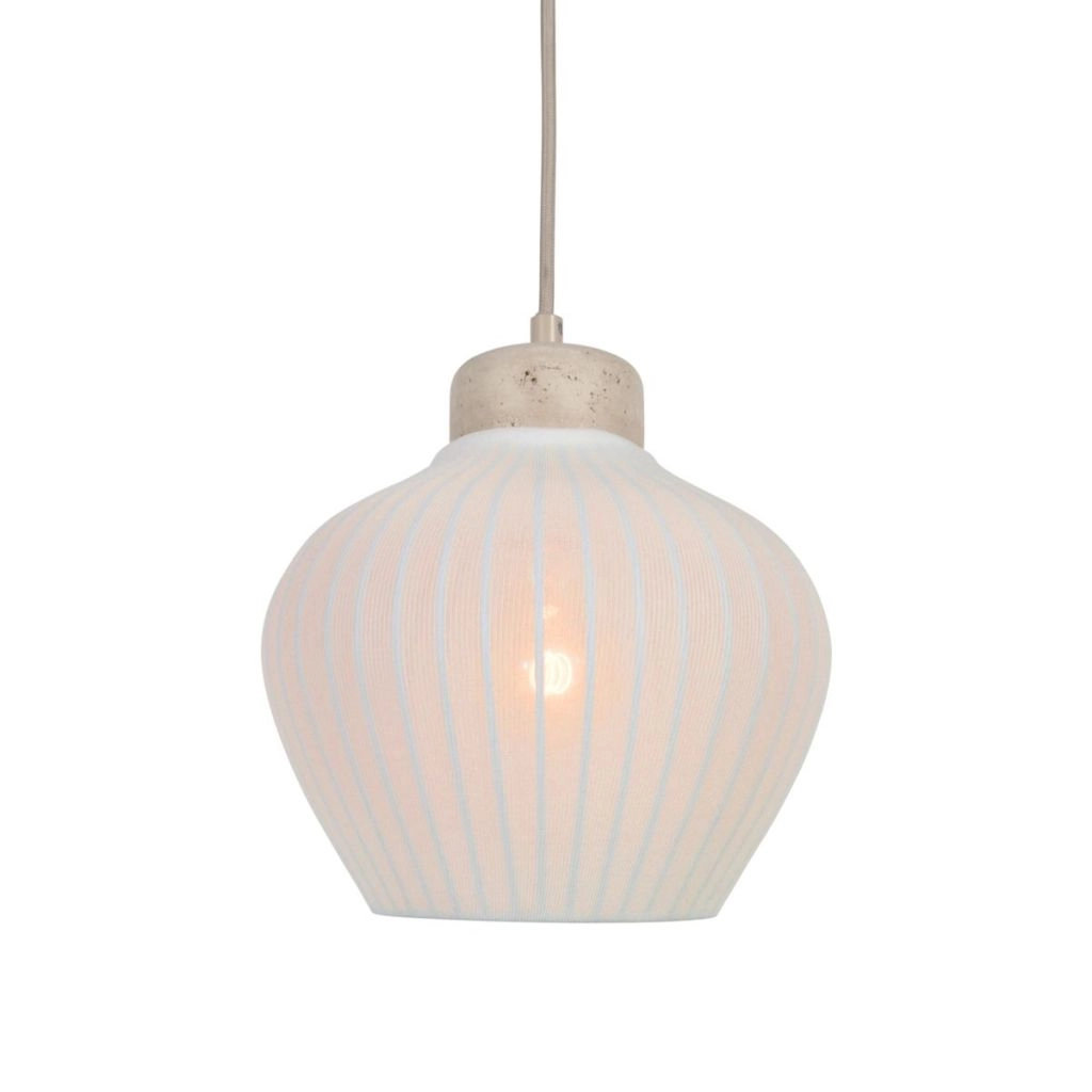 Pendant lamp Travino sand brown Ø21cm Steinhauer 8712746184365