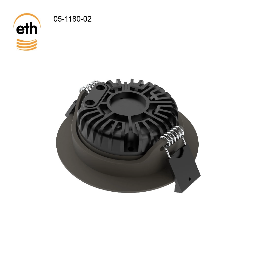 Led recessed spotlight Ronin IP44 - anodic brown ETH 8720195311188