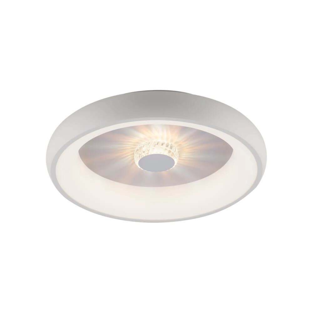 Round ceiling lamp Vertigo white Ø 46,5cm