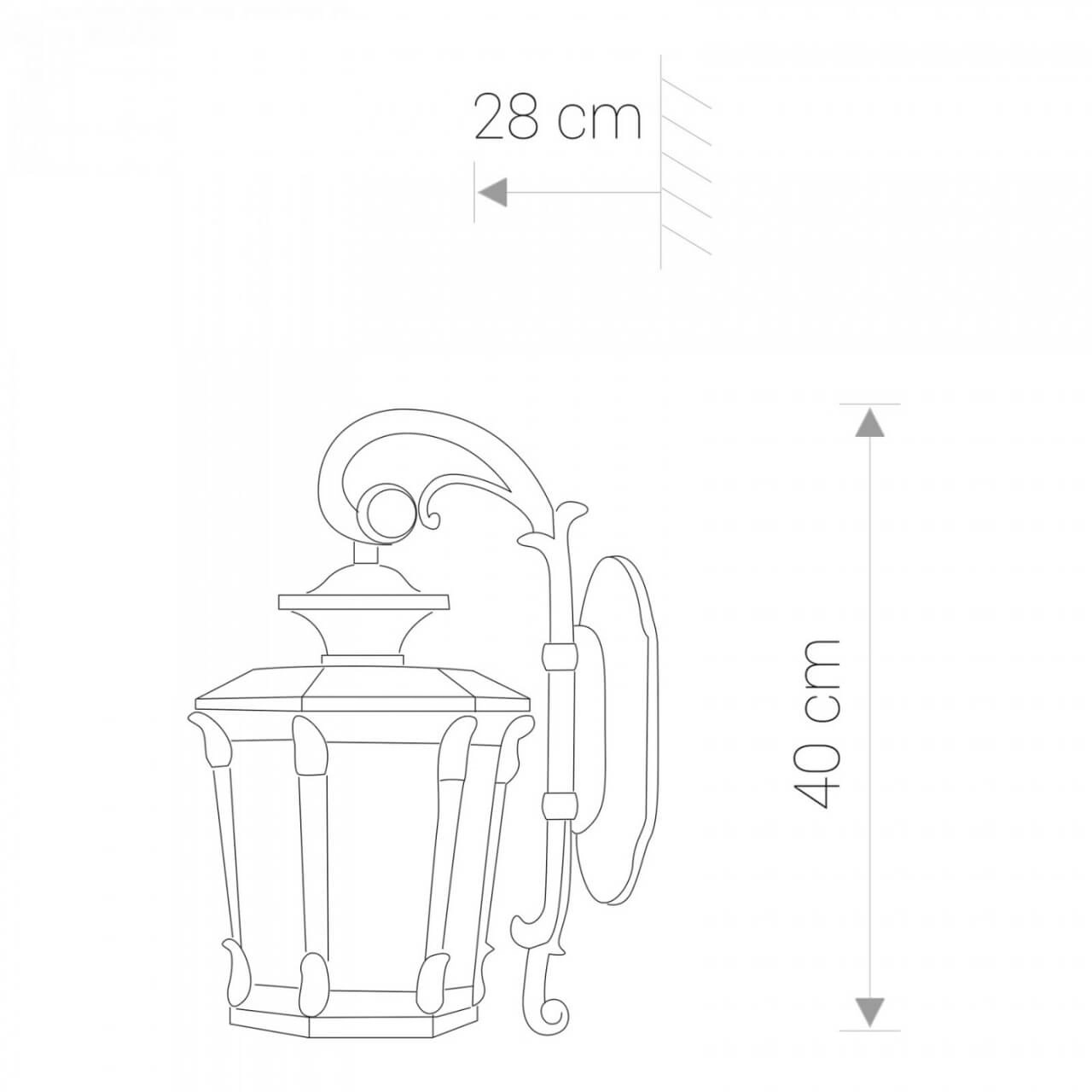 Classic outdoor lamp Amur Lyora 5903139469296
