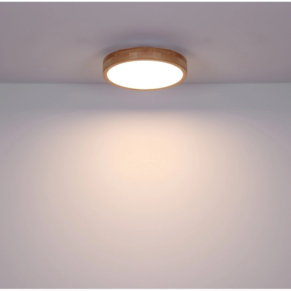 Wooden ceiling light Rainer Scandinavian Ø 40cm Globo 9007371395279