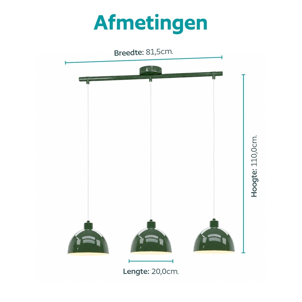 Pendant lamp Cazalilla Green