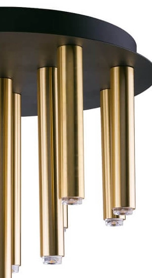 Black gold ceiling lamp Stalactite Lyora 5903139905497