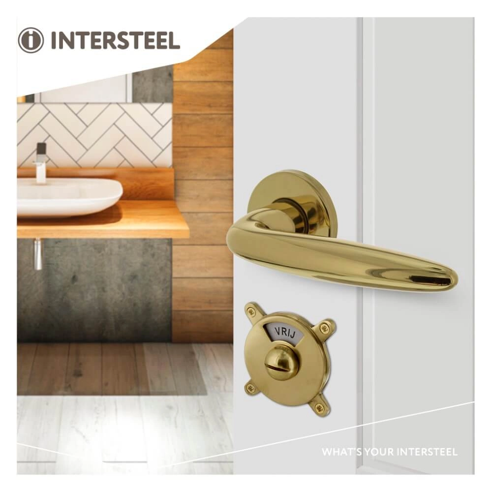 Toilet closure George free/set brass lacquered Intersteel 8714186515167