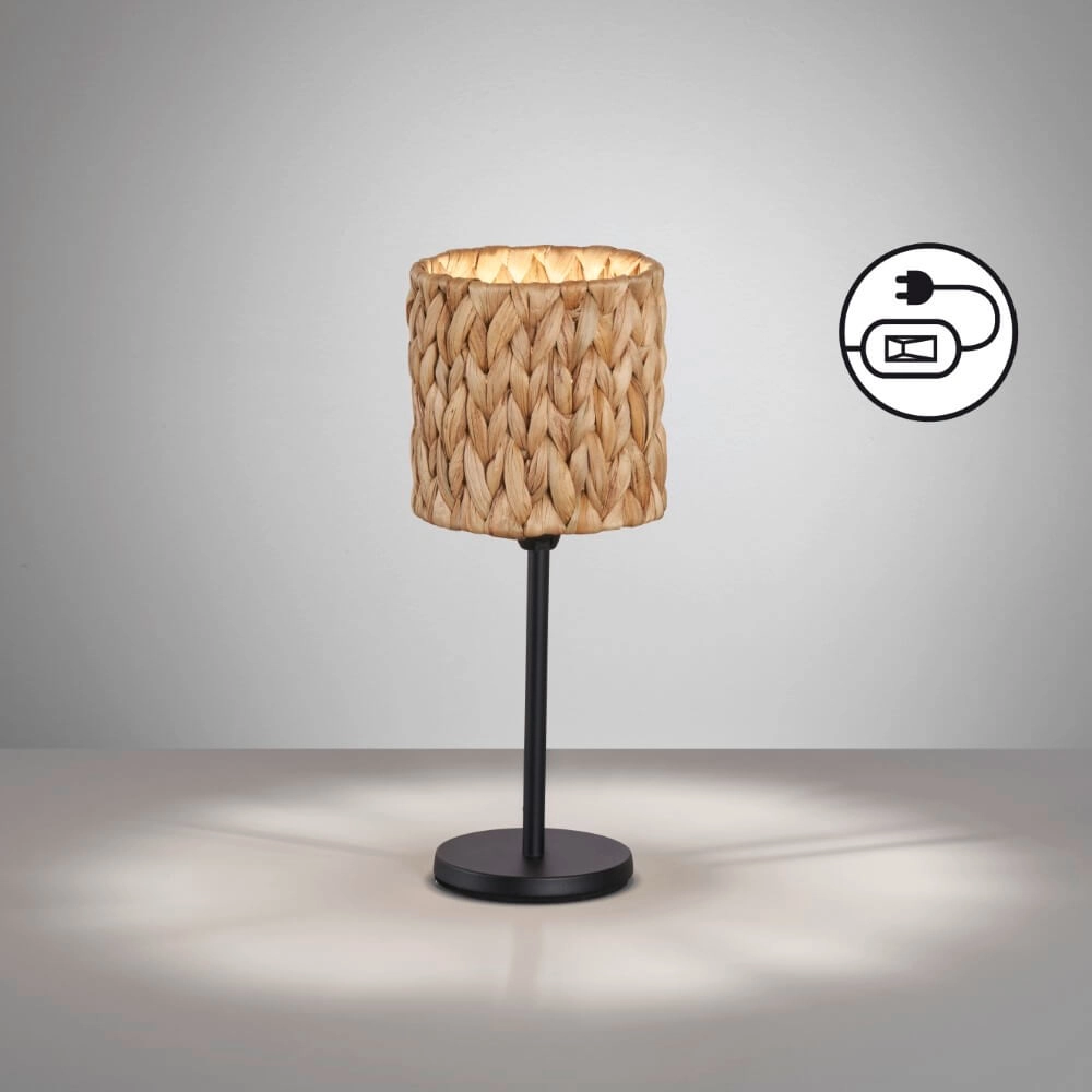 Rattan table lamp Hyazinthe 13cm Fischer & Honsel 4003694506786